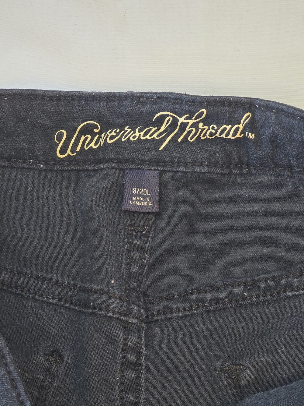 Universal Thread Black Mid Rise Jegging Jeans Size 8/29L - Picture 7 of 11